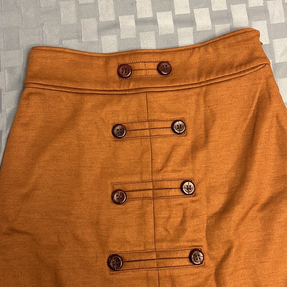 [Diane Von Furstenberg] Brown Wool Skirt - Picture 3 of 12